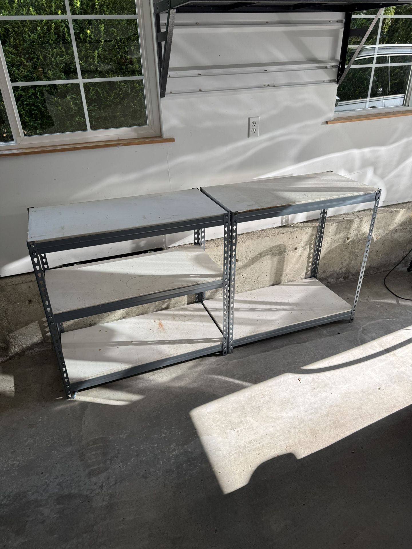 2x Garage storage Shelves 18”D x 36”W x 36”H