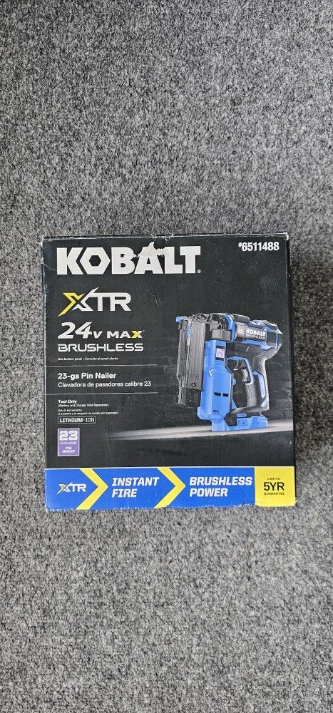 Kobalt XTR 1-3/8-in 23 -Gauge Cordless Pin Nailer