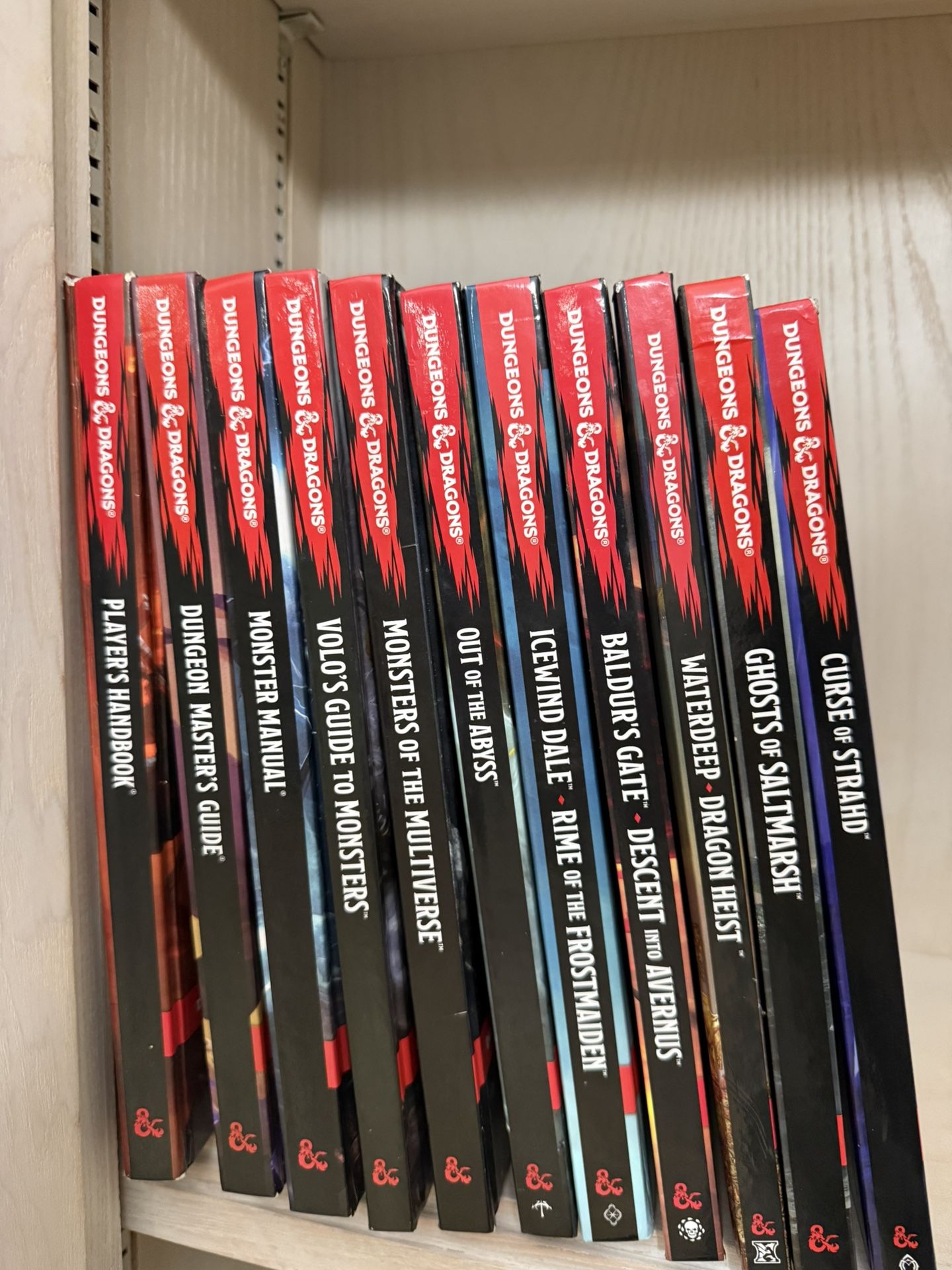 Dungeons & Dragons 5e Story and sourcebooks