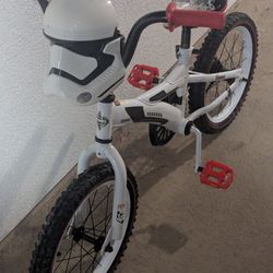 Huffy Star Wars Stormtrooper Kids Bicycle 16 Inch w/Handlebar Bin