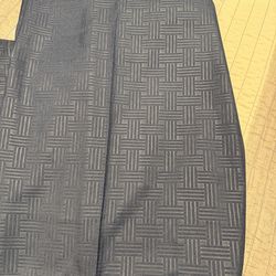 Dark blue shower curtain