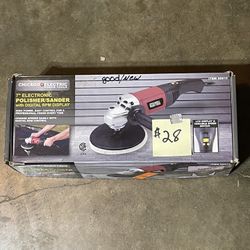 Chicago Electric Power Tool 7” Electronic Power Sander 