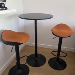 3 Piece bar Modern Table And Chairs