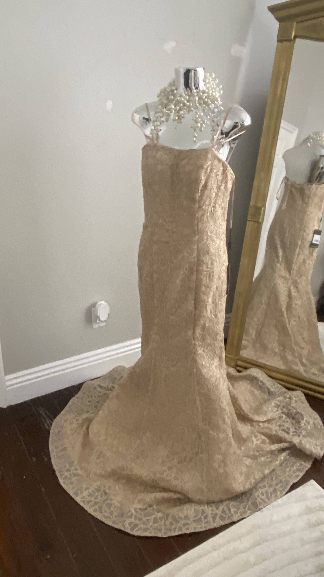 Light Gold Dress, With Tags