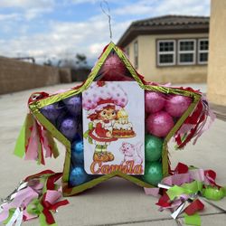 Strawberry Shortcake Star Shaped Pinata