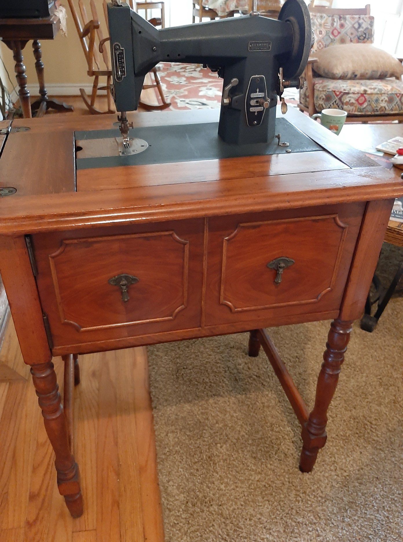 Antique Kenmore Sewing Machine...Sewing Machine Is Inoperable