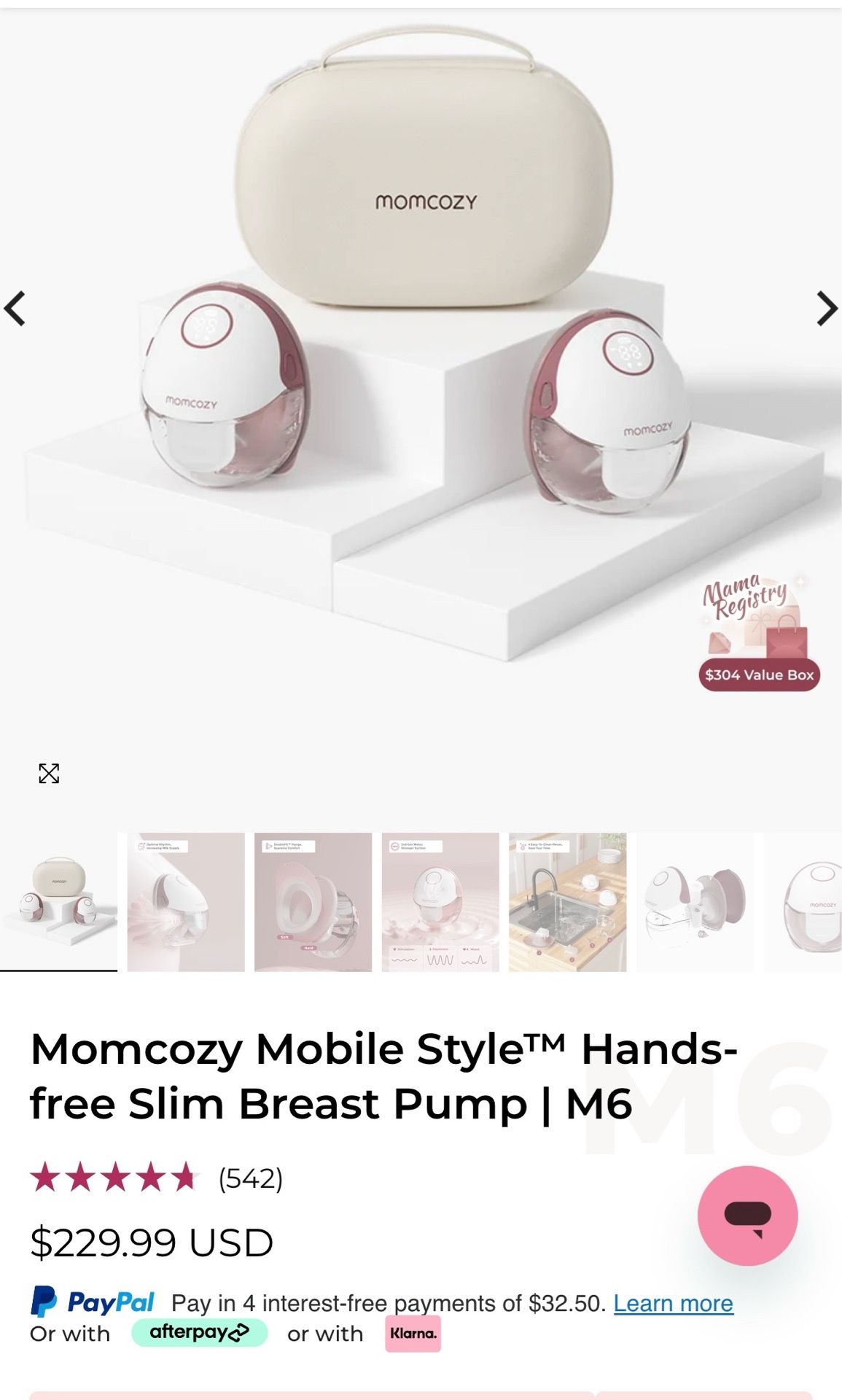 Mom Cozy M6 Breast Pump