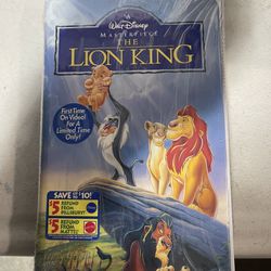 The Lion King VHS New And Sealed 