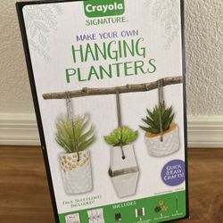 New Crayola DIY Hanging Planters