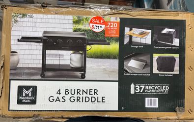 Members Mark 4 Burner Gas Griddle