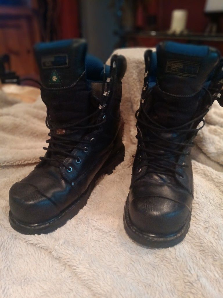 Dakota Mens Steel Toe Work Boots Size 10