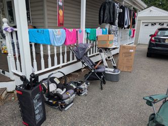 Kids toys, stroller, car seat and clothes