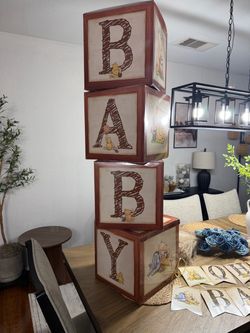 Baby shower back drop items