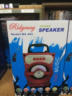 Portable Bluetooth speaker