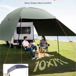 New, TAILGATING CAR SIDE AWNING VEVOR. Retails $100