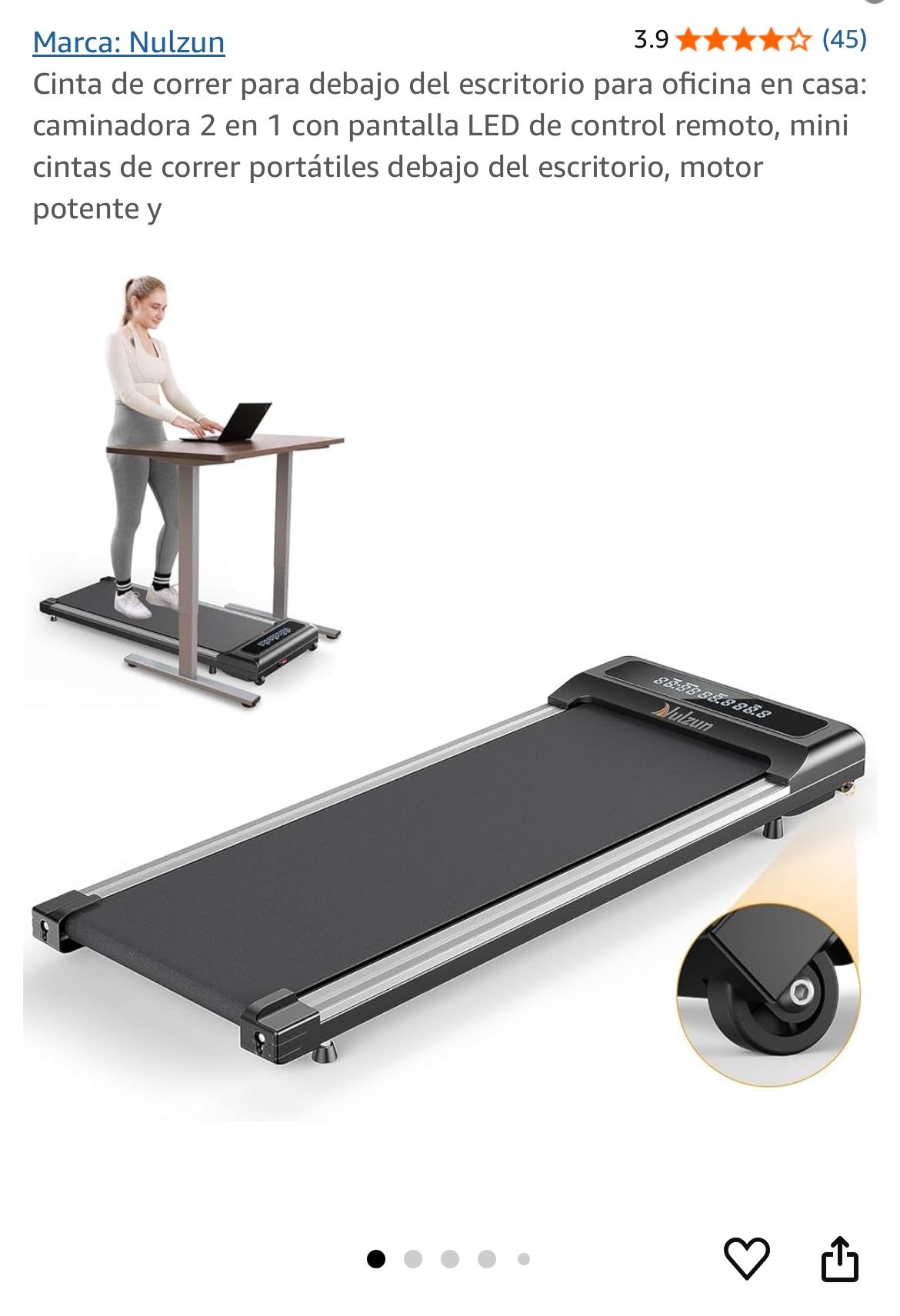 Nulzun Under Desk Treadmill -