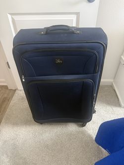 28” Navy Blue Suitcase