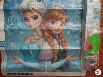 Frozen Anna and Elsa new diamond painting complete kit