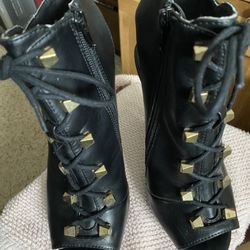 Black 5” Heels Size 6.5