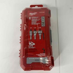 *NEW* Milwaukee 4PC Carbide Hole Cutter Kit 