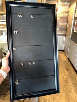 Black Frame With Clips