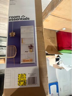 Tall White bookshelf