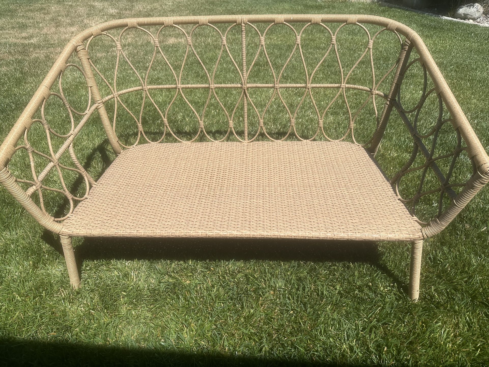 Wicker Loveseat
