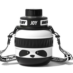 BOTTLE JOY Stainless-Steel Water Bottle: Kids Water Bottle, Leakproof Lid, Perfect Sip, Double Insulated, Eco-Friendly, Dishwasher Safe & Stylish Stra