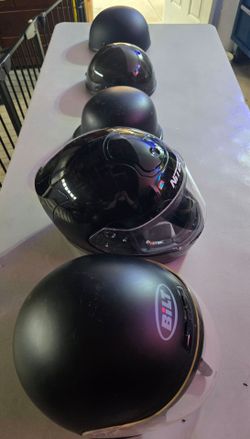 Lot of 5 Motorcycle Helmets – Bilt & Nitek