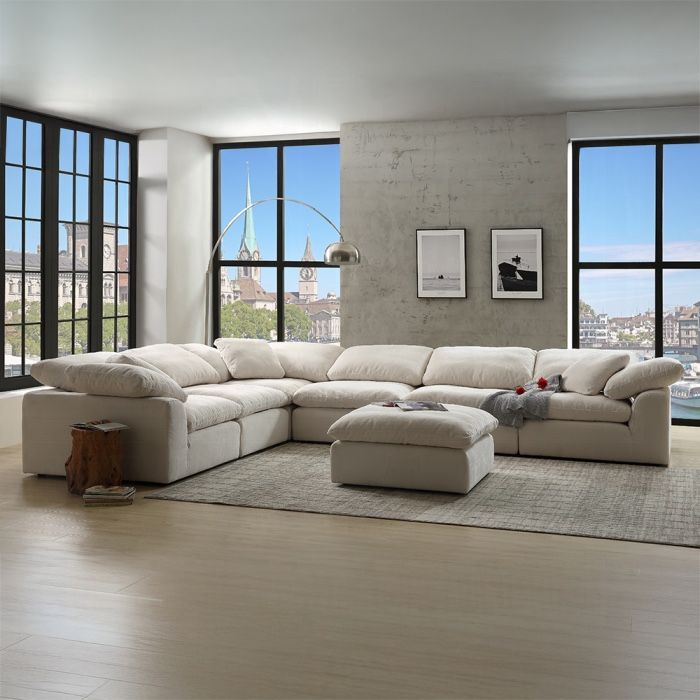 New Cloud Modular Sectional 7 PCS 