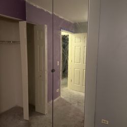 Tall Cabinet With Mirror Doors