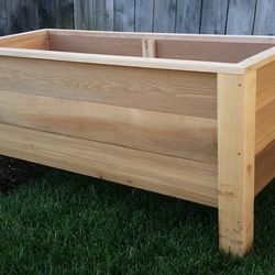 Handmade Cedar Planter Box for Gardens & Patios
