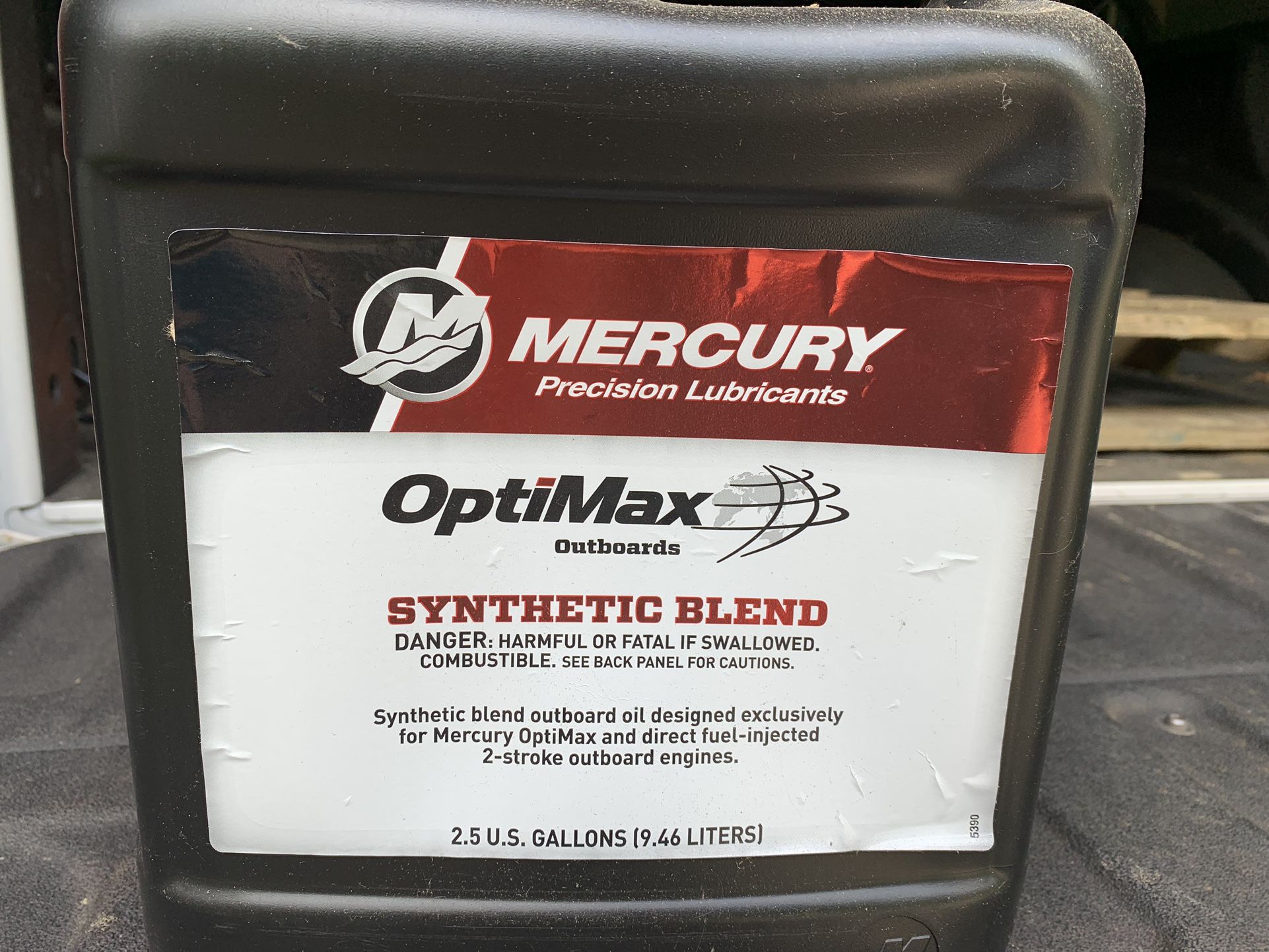 Mercury Optimax Synthetic Blend Oil