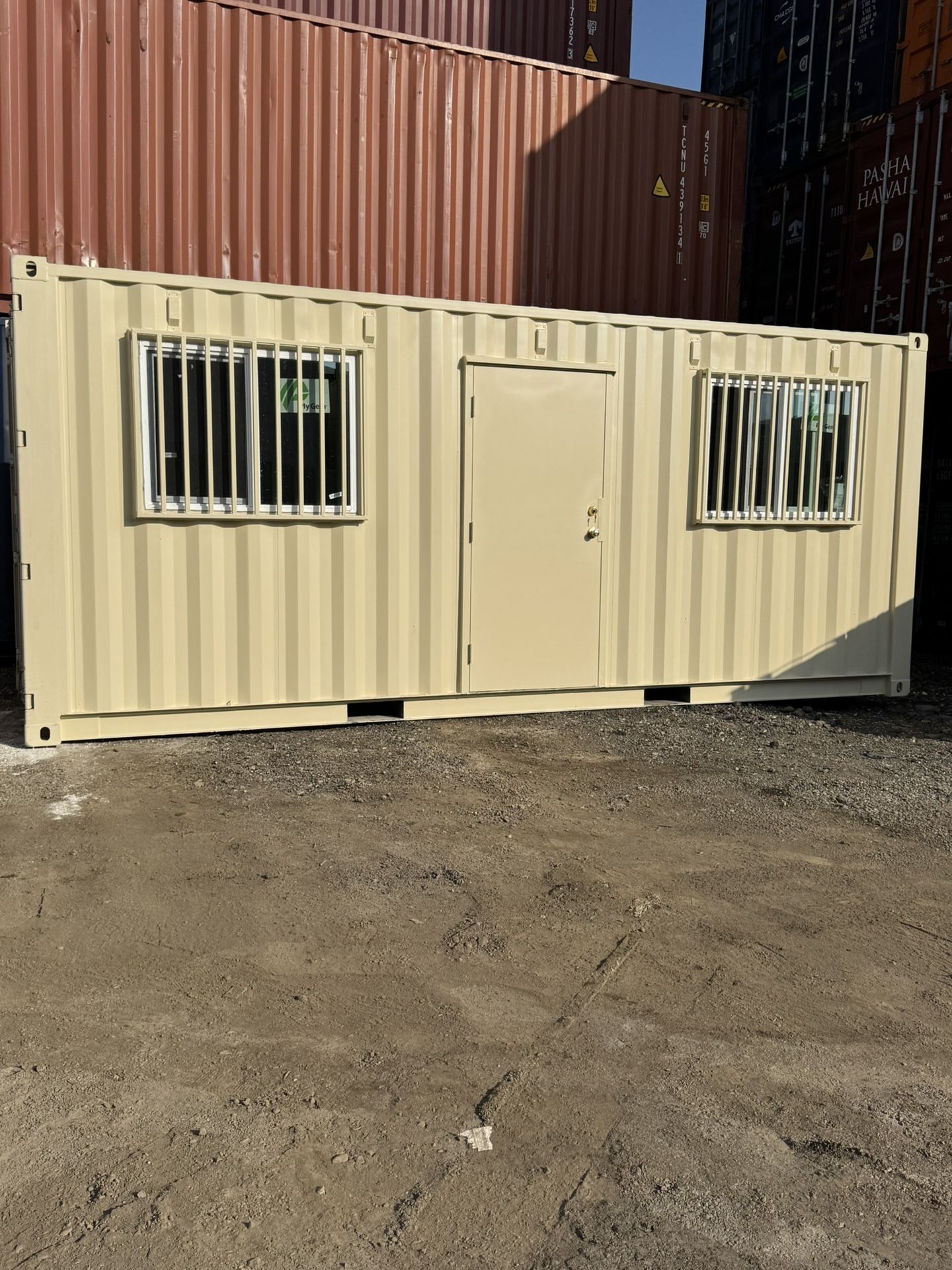Custom 20ft Container Office | Turn-Key Workspace | AC • Windows • Secure Door