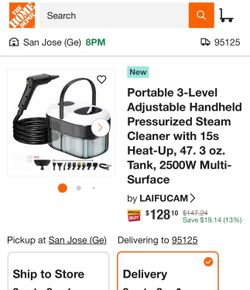 Pressurized Steam Cleaner 2500W - LAIFUCAM