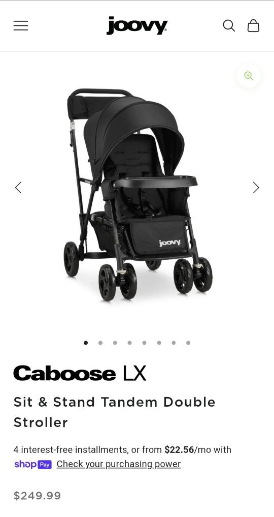 Joovy Caboose LX Tandem Stroller