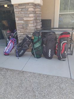 4 different Golf Bags Ping King Cobra $15-$20 each See All Photos Read Description