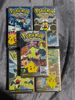 Pokémon vintage vhs tapes