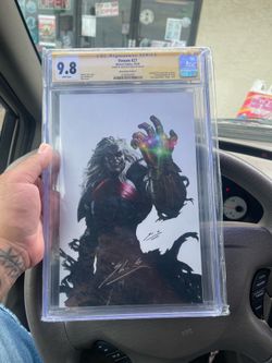 VENOM #27 TCM SKAN VARIANT COVER "C" CGC 9.8 SS SIGNED BY SKAN 1ST CODEX