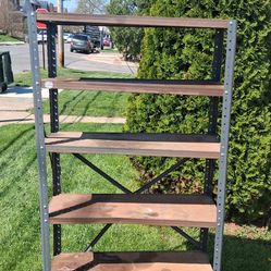 58x30 metal shelf. 2 push Scooters