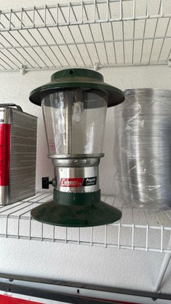 Coleman camping lantern