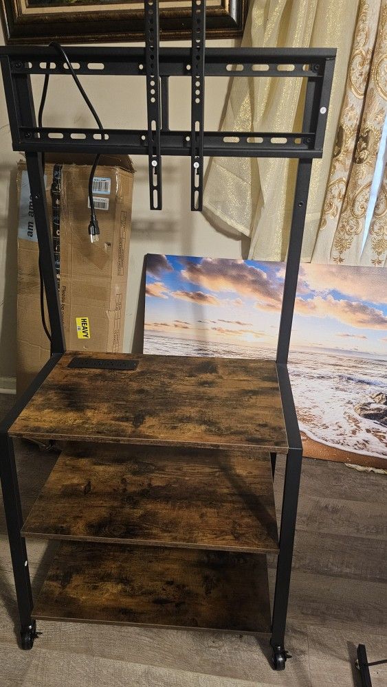 TV stand on wheels for up to 65 inches TV