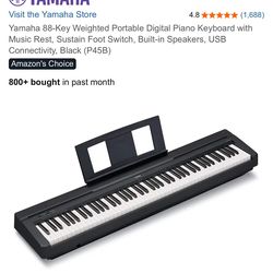 Yamaha Yamaha 88-Key Weighted Portable Digital Piano with stand and bench