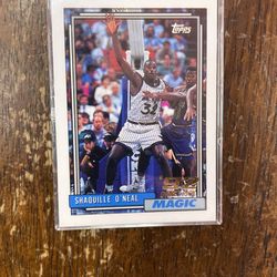Shaq O’Neal Topps 1992 Rookie Card Mint Condition