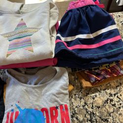 Free little girls clothes 4-6 and some candles