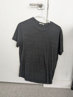 Buck Mason Charcoal Heather Short Sleeve Crew Tee