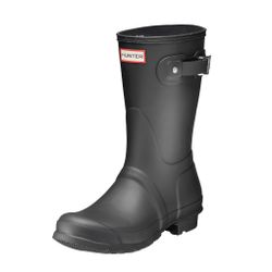 Hunter Women's Original Short Boot In Black Size 8 Brand New In Box 