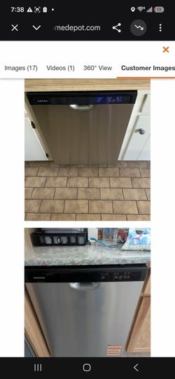 Stainless steel dishwasher