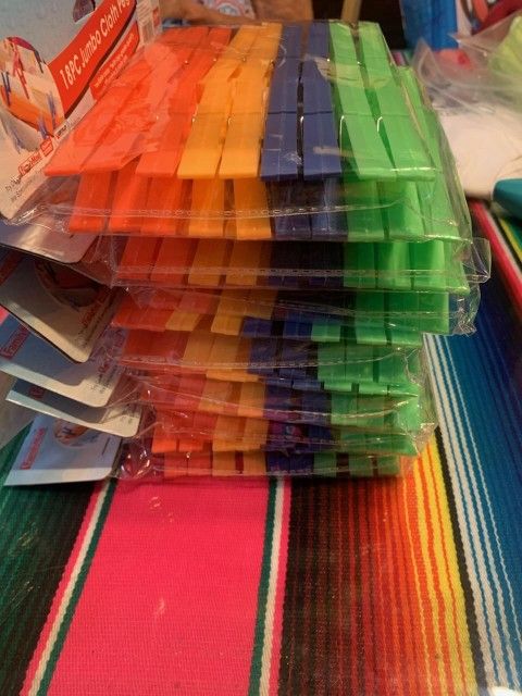 Plastic Clothes Pins ~ $1 Per Pack