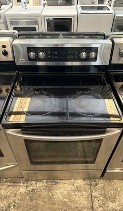 LG Electric Range Stainless Steel